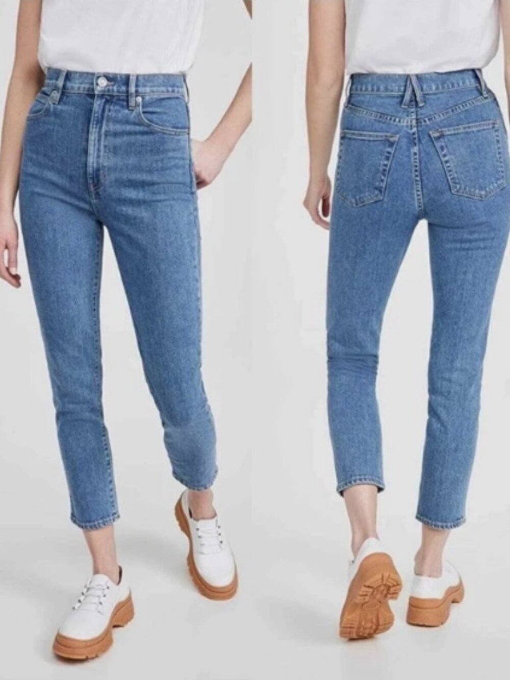 SLVRLAKE Beatnik Ankle Jeans in Forever Blue Sz 32 Inseam 27
